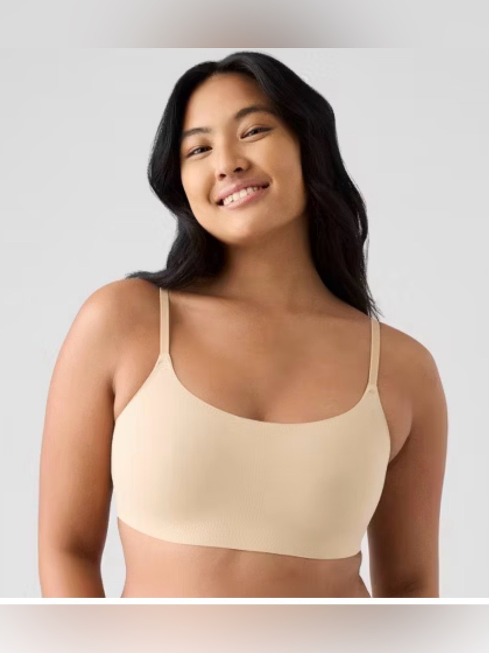 Seamless Nude Scoop Bralette - Lightweight Everyday Support
